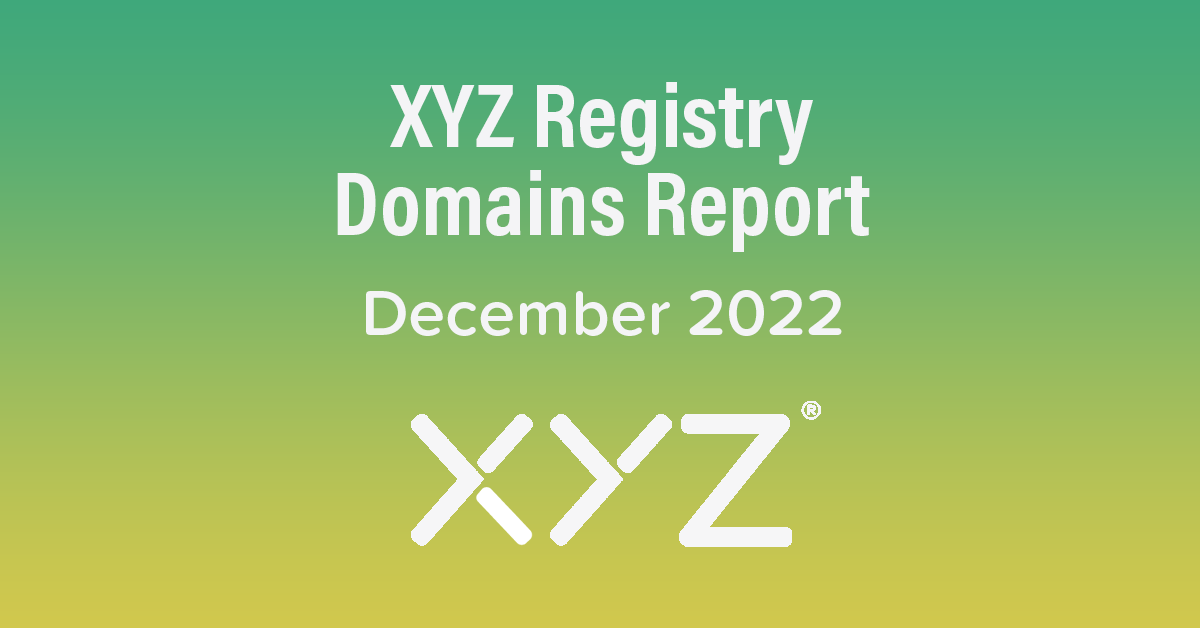XYZ Registry Domains Report
