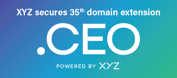 XYZ secures 35th domain extension .CEO
