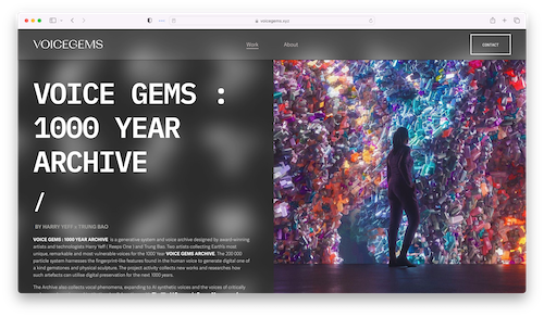 Screenshot of VoiceGems.xyz