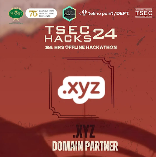 XYZ provides domains for participants at 93 hackathons around the world