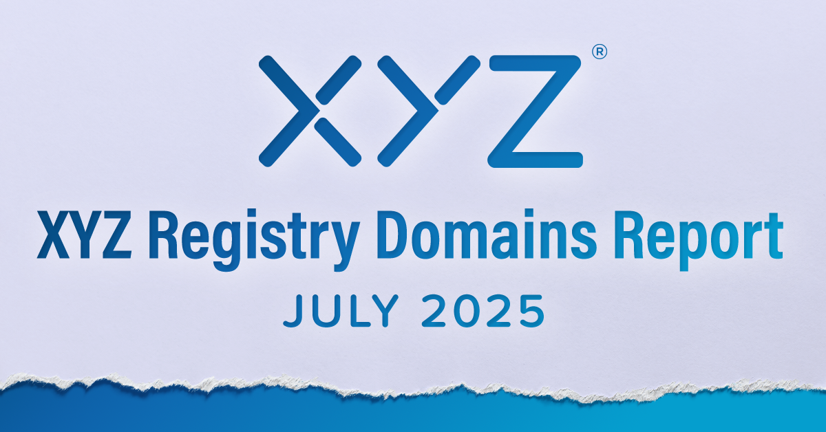 XYZ Registry Domains Report - July 2025