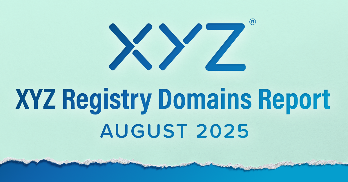 XYZ Registry Domains Report - Augus 2025