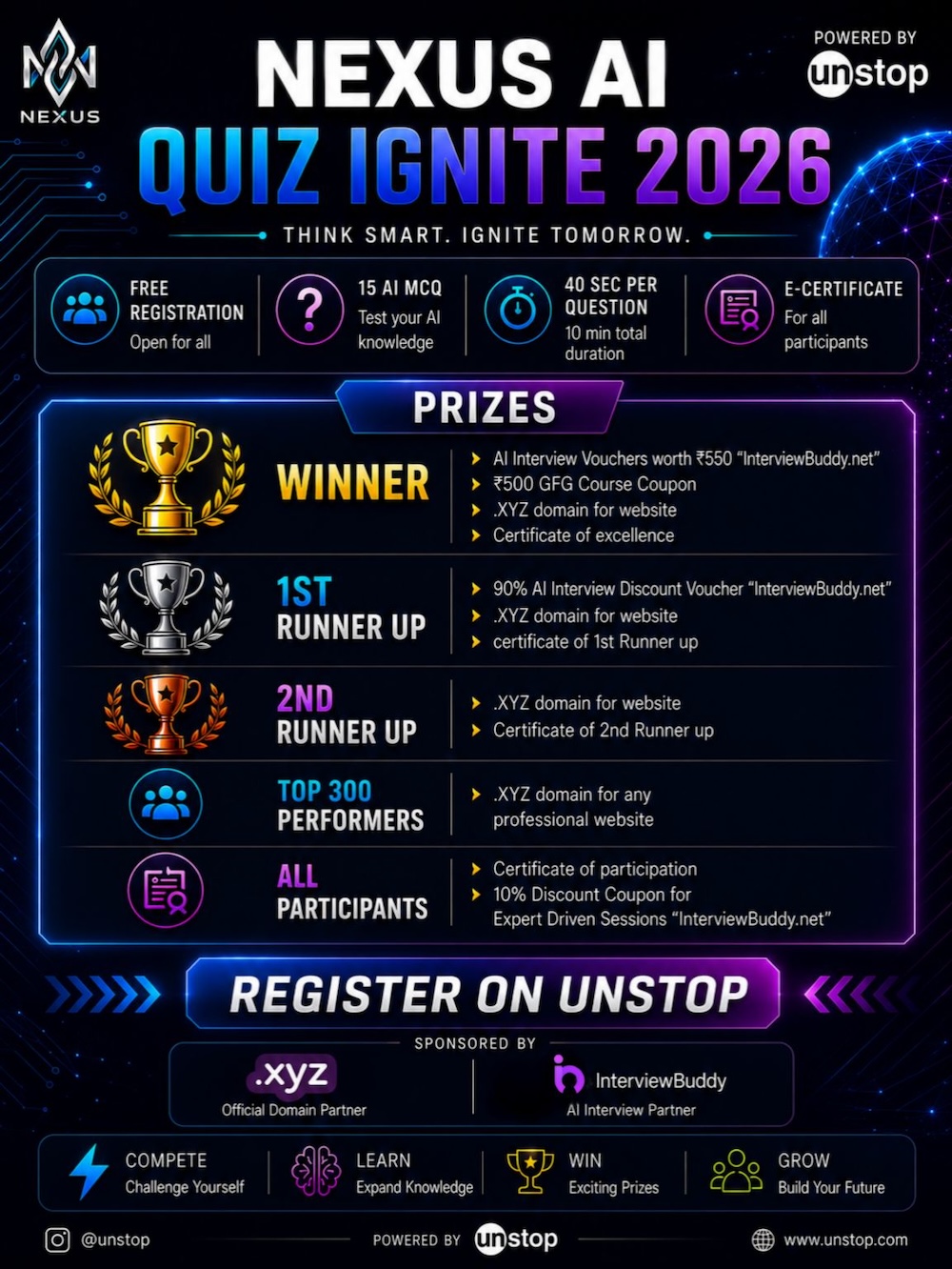 XYZ provides domains for participants at 200 hackathons around the world XYZ provides domains for participants at 200 hackathons around the world